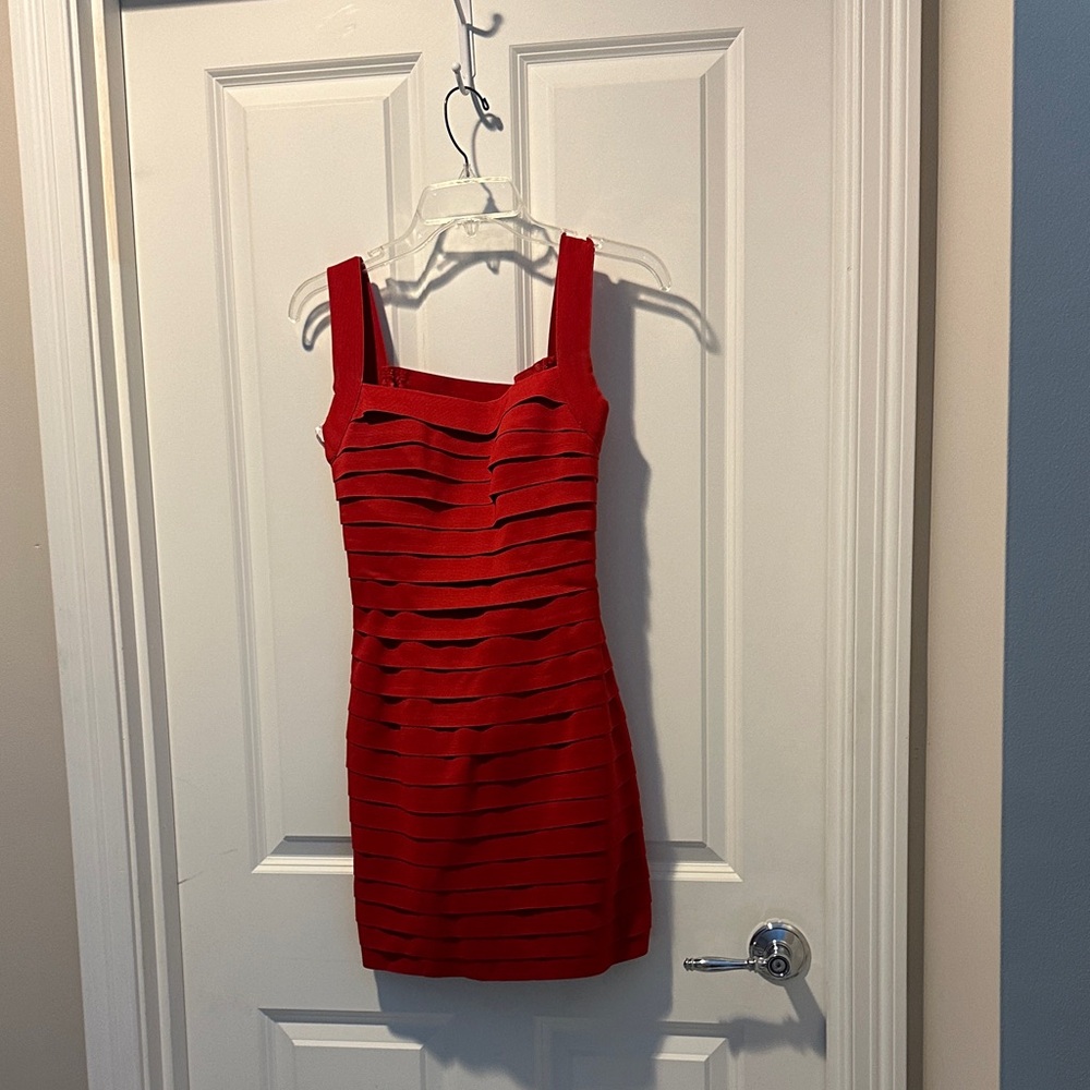 Red Bandage Dress by Sherri Hill